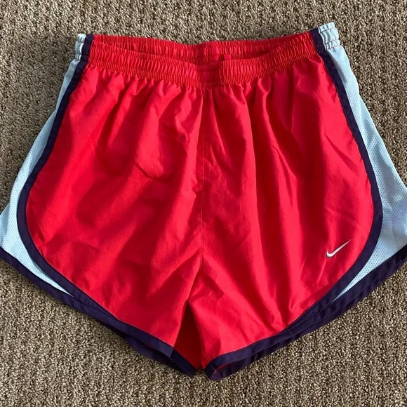 Nike Shorts Nike Drifit Tempo Red Running Shorts Poshmark